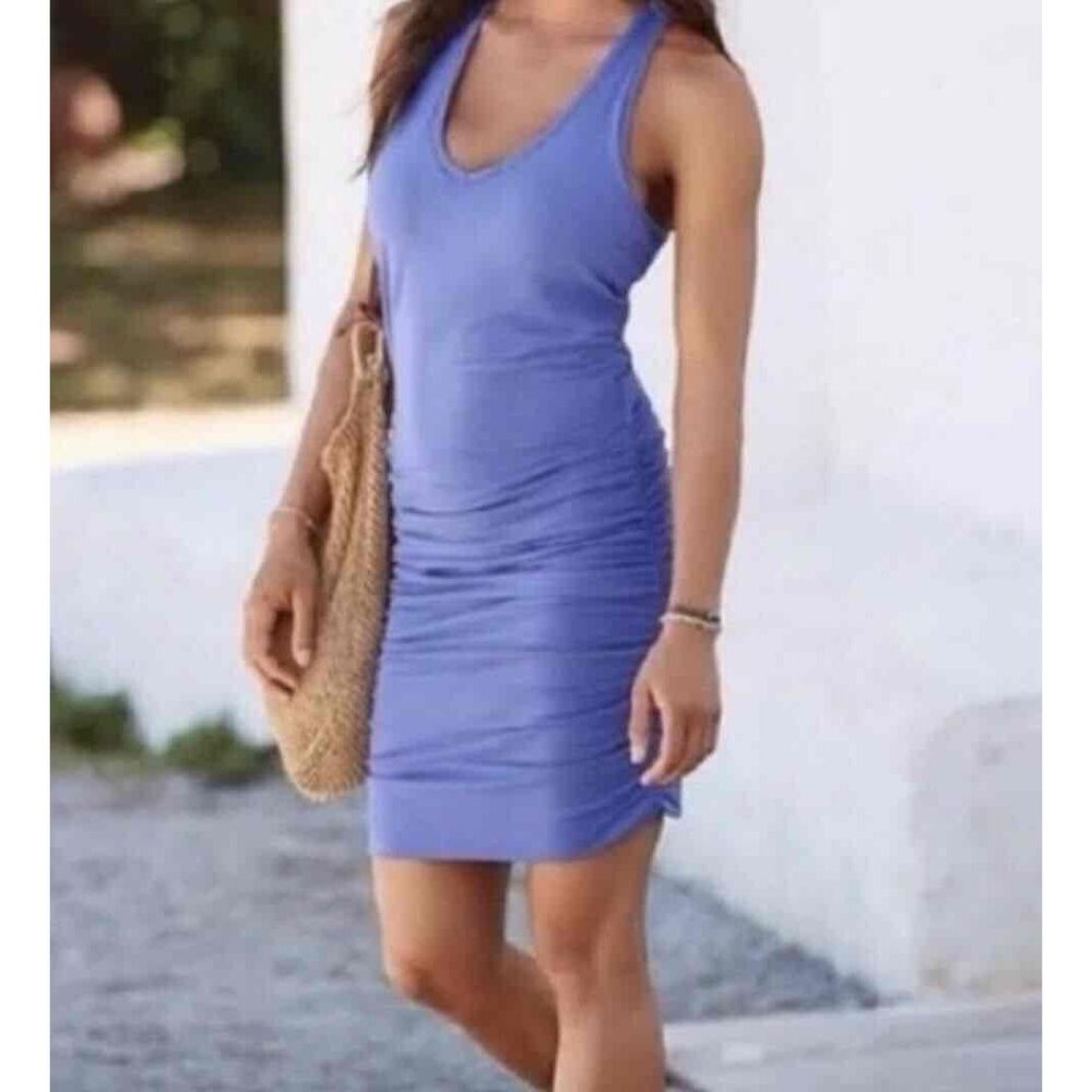 Athleta Blue Midi Dress